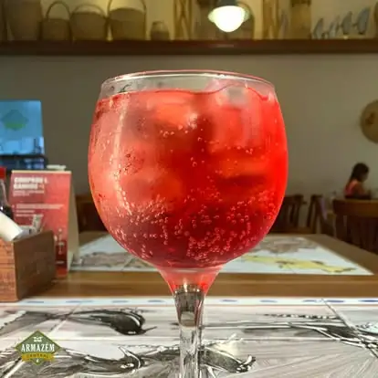 Drink da casa com frutas